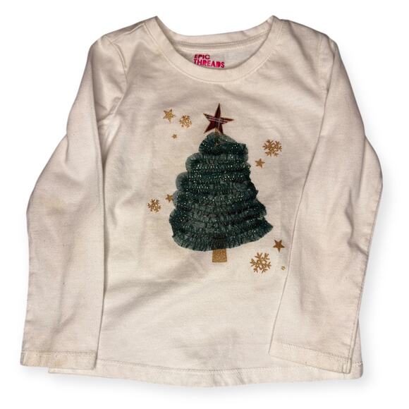 Epic Threads Toddler Girls Size 3T Holiday & Navy Bundle Good Condition - Picture 2 of 7